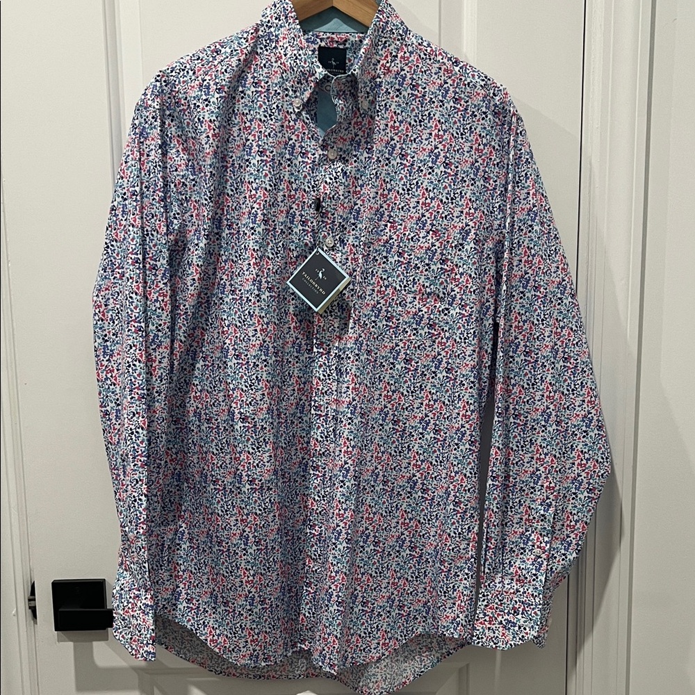 Tailorbyrd Multicolor Patterned‎ Button-Down Shirt
